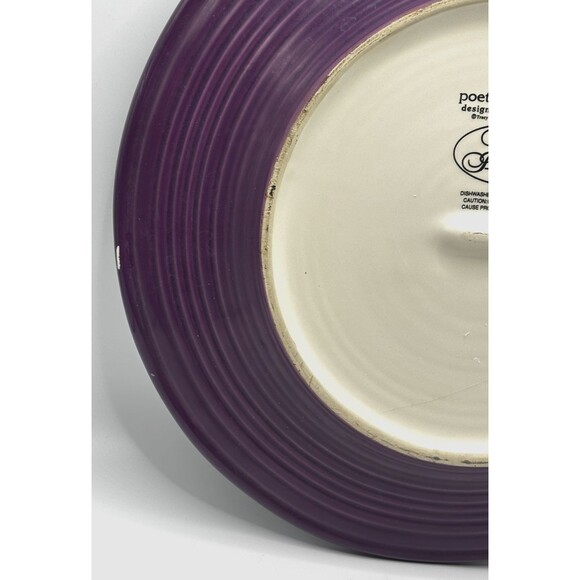 Tracy Porter Poetic Wanderlust Dinner Plates 11” Set of 2 Colorful Floral Boho - Picture 5 of 13